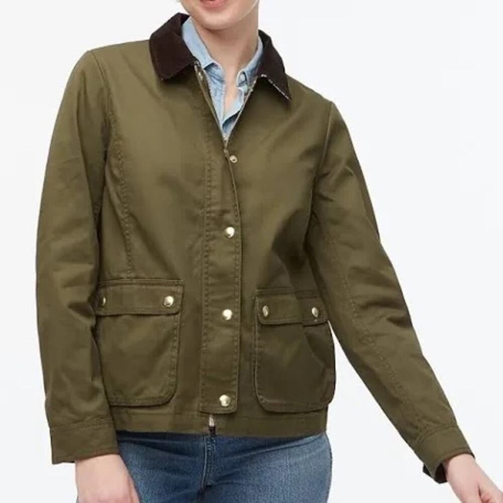 New! J.Crew Orchard Utility Barn Jacket, Size PS